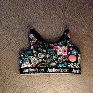 JusticeSport Sport Bra Size 38 Multicolored